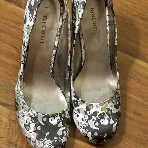 Nine West Floral high heels